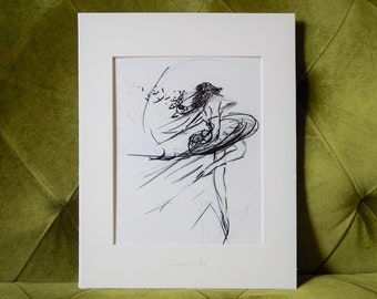 Disappearing Act [11x14] Matted & Framed Art Print