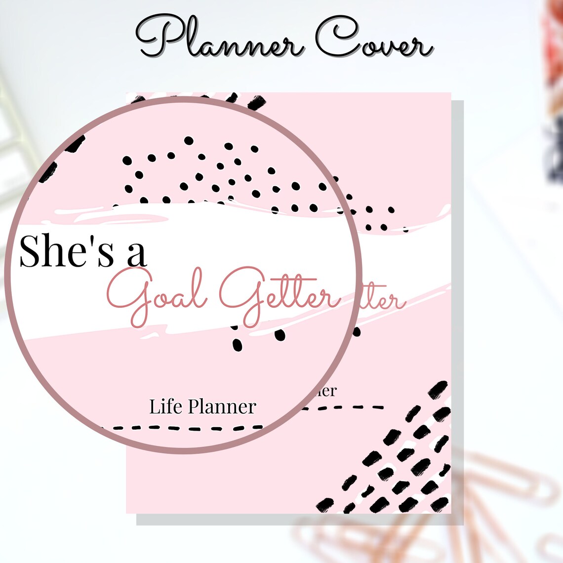 2 Planner Covers Printable Planner digital Product Etsy