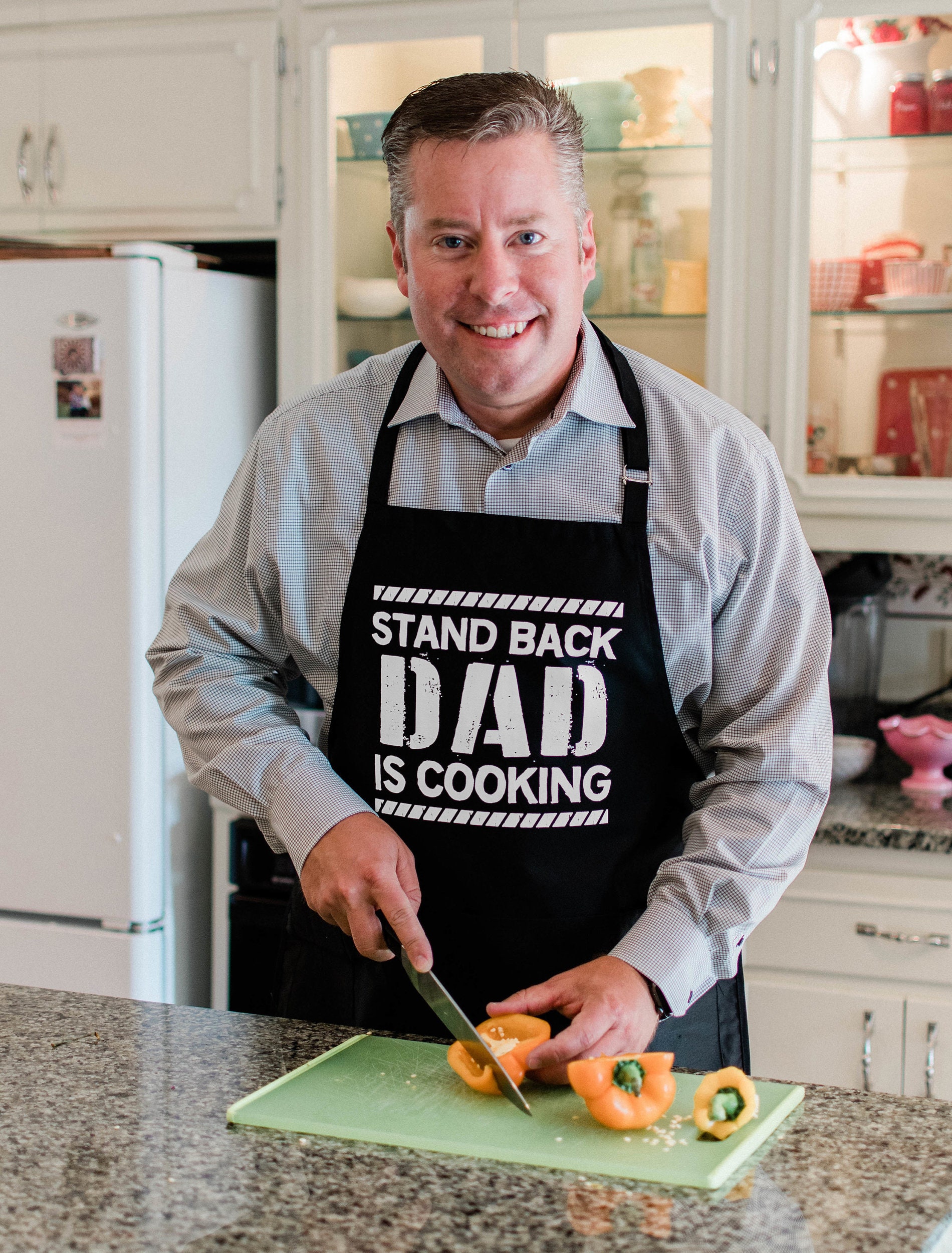 Funny Cooking Apron I Have No Idea What I'm Doing, Black BBQ Aprons, Two  Pockets, Fully Adjustable