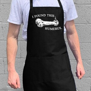 Jag hittade denna överarmskrage / Grill- och kökspresent till män, pappa eller morfar / 100 % bomull / Stor 1 storlek passar alla med justerbar halsringning
