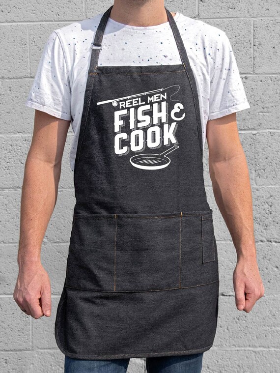 Lustige Grillschürze – Schwarz – 74x65 Cm – Mit 2 Taschen – Verstellbares Nackenband – Geschenk Für Männer, Väter & Ehemänner