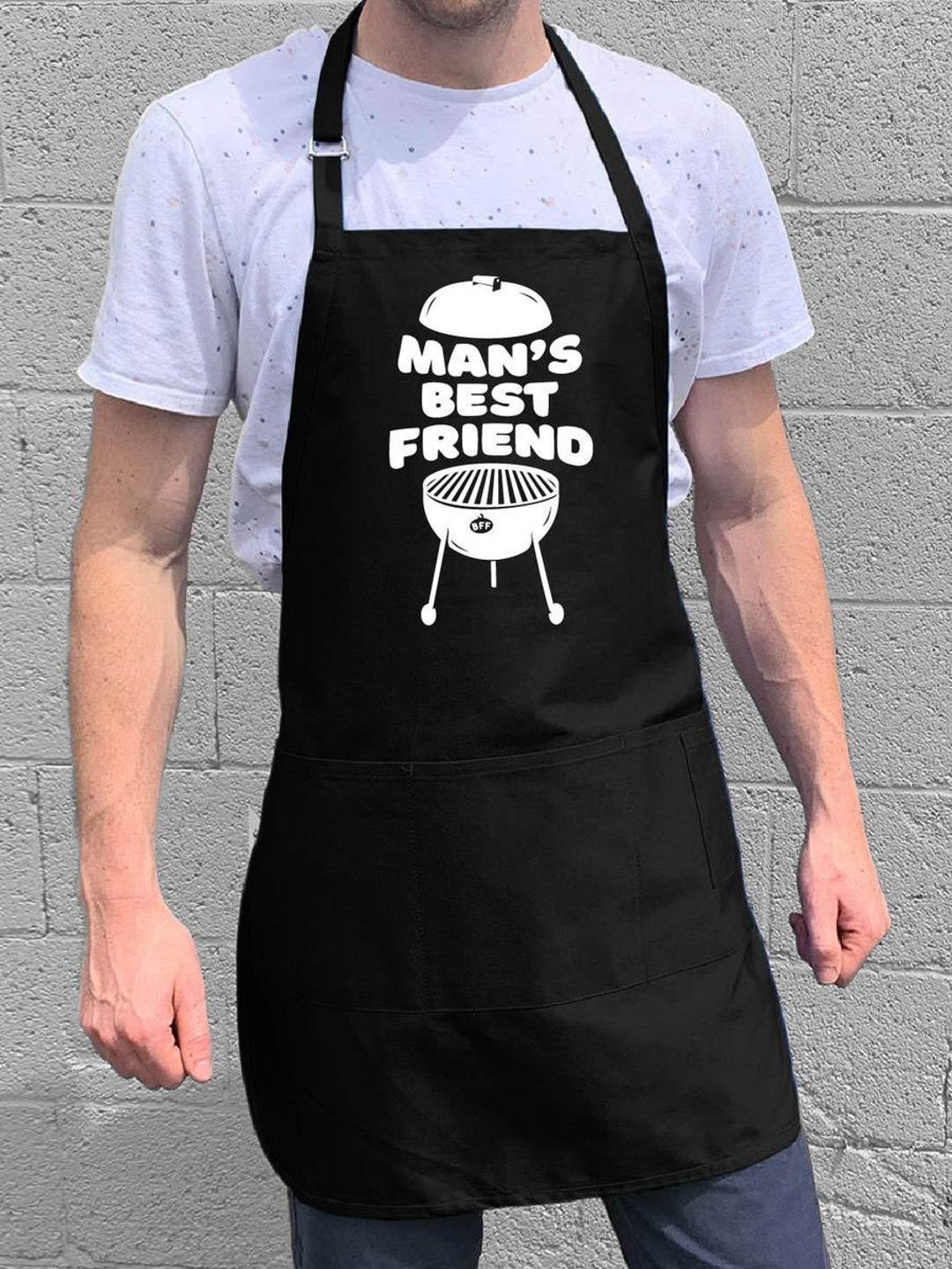  HBESTIE Unique Aprons for Men, Women, Christmas Gifts for Men,  Dad Gifts from Daughter Son, BBQ Kitchen Aprons Gifts for Husband,  Boyfriend, Coolest Cooking Gifts, Grilling BBQ Gifts for Men: Home