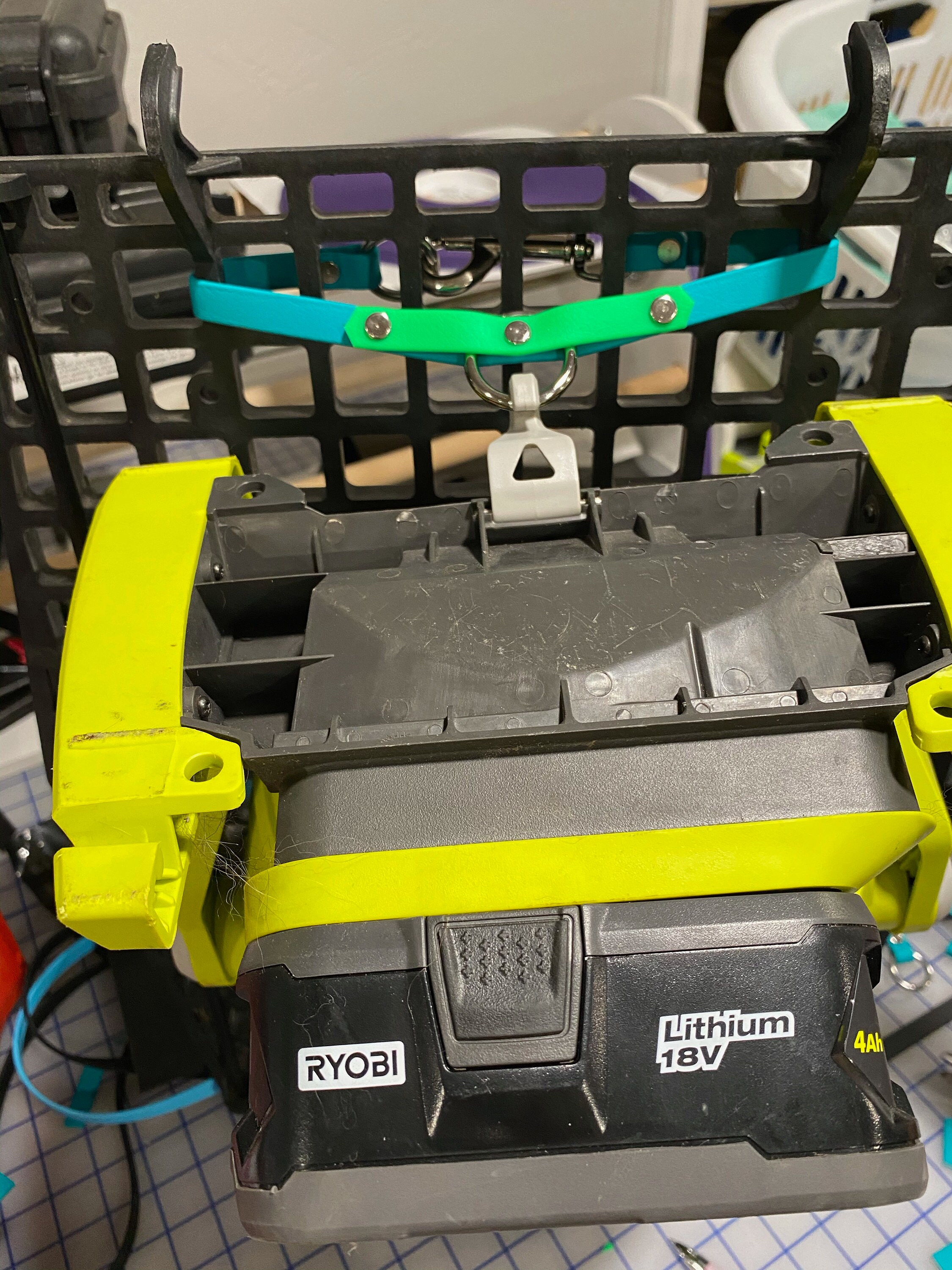 BioThane Ryobi Fan Holder for Ruff Land Kennel with Broken Top Etsy