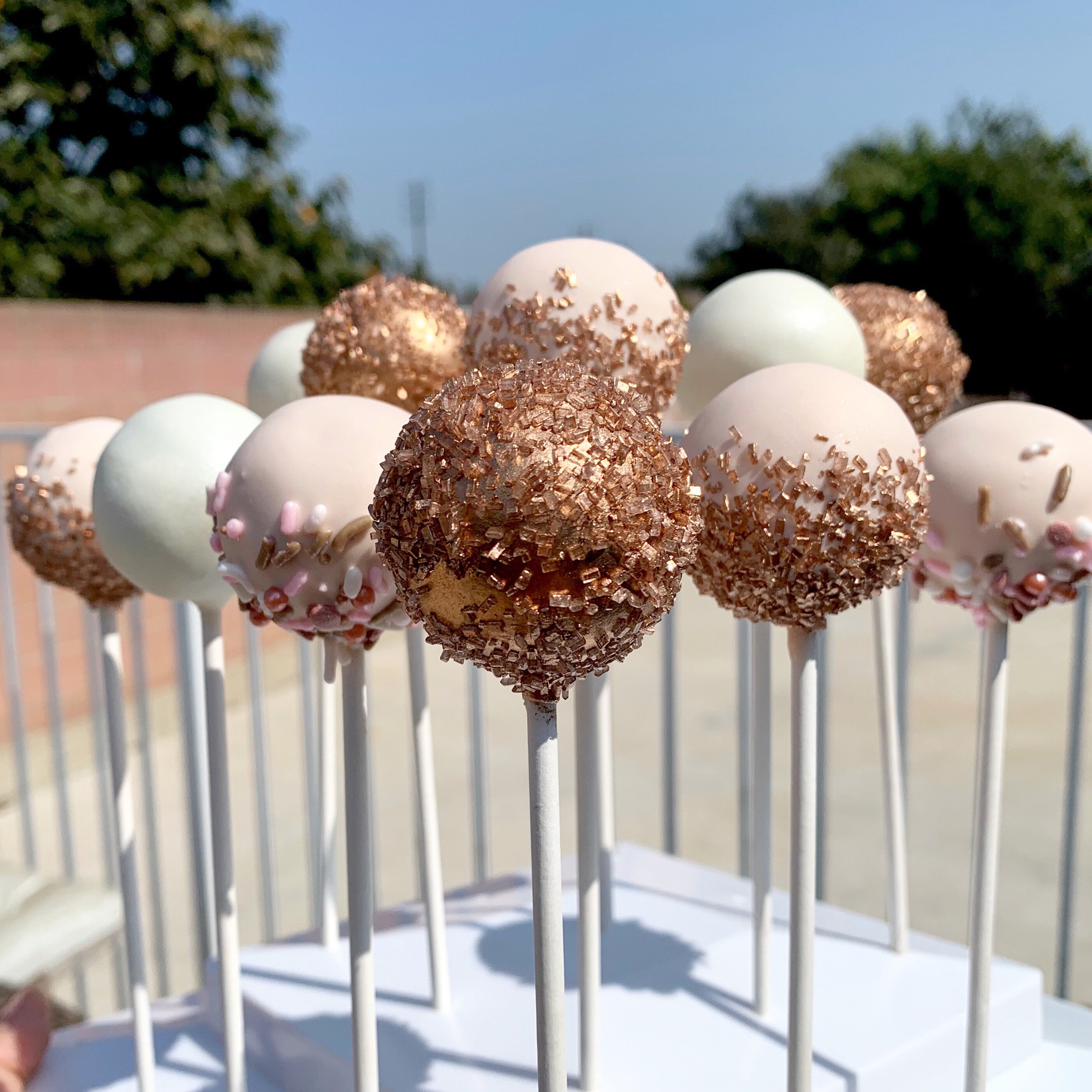 Rose Gold Cakepops Etsy