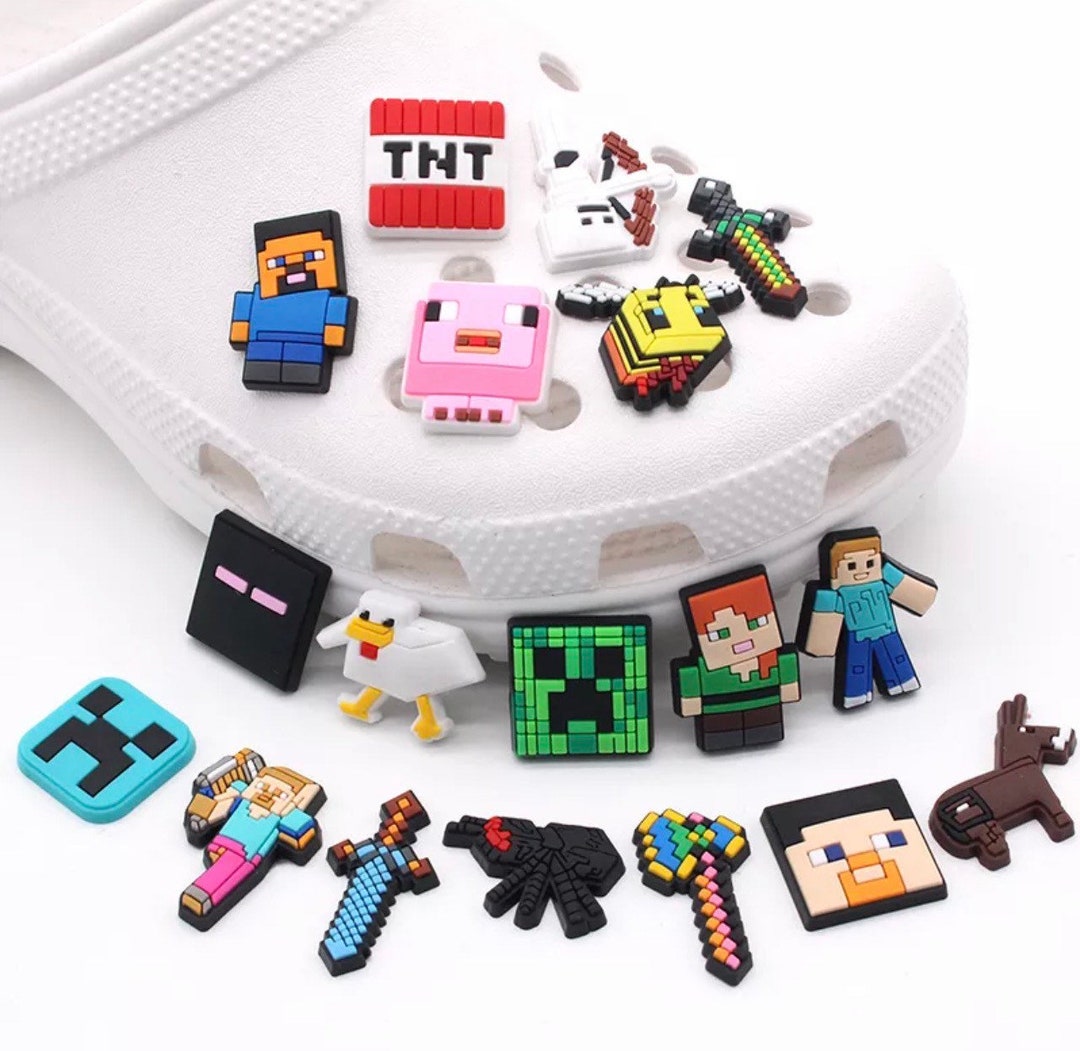 Minecraft Croc Charms Etsy UK