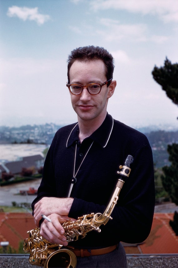 Saxophonist Paul Desmond by Marvin Koner Etsy