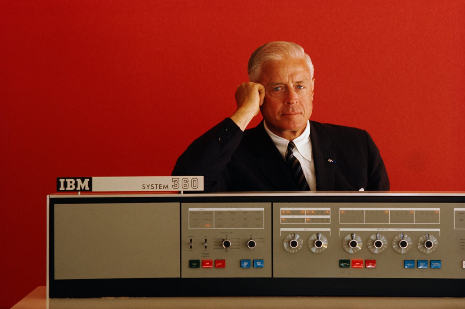 Thomas Watson, Jr. of IBM, by Marvin Koner - Etsy