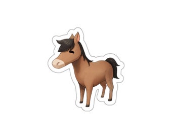 Harvest Moon Horse Kiss-Cut Stickers