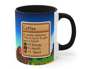Stardew Valley Mug, Stardew Valley Gift, Gamer Gift, Gamer Mug, Video Game Mug, Video Game Gift, 11 oz