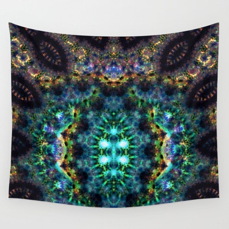 Ceres Trippy Tapestry / Festival Flag Outdoor/Indoor Etsy