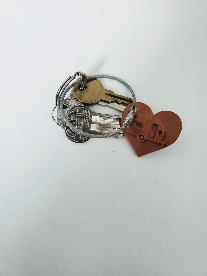 Custom 3D Printed I LOVE MY Camper/rv Key Chains Etsy