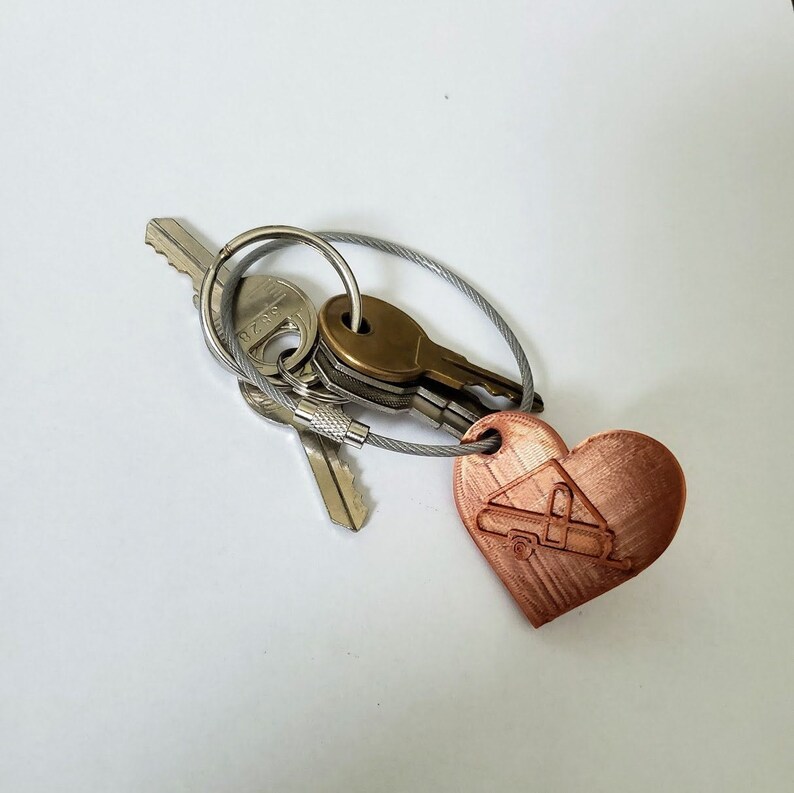 Custom 3D Printed I LOVE MY Camper/rv Key Chains Etsy