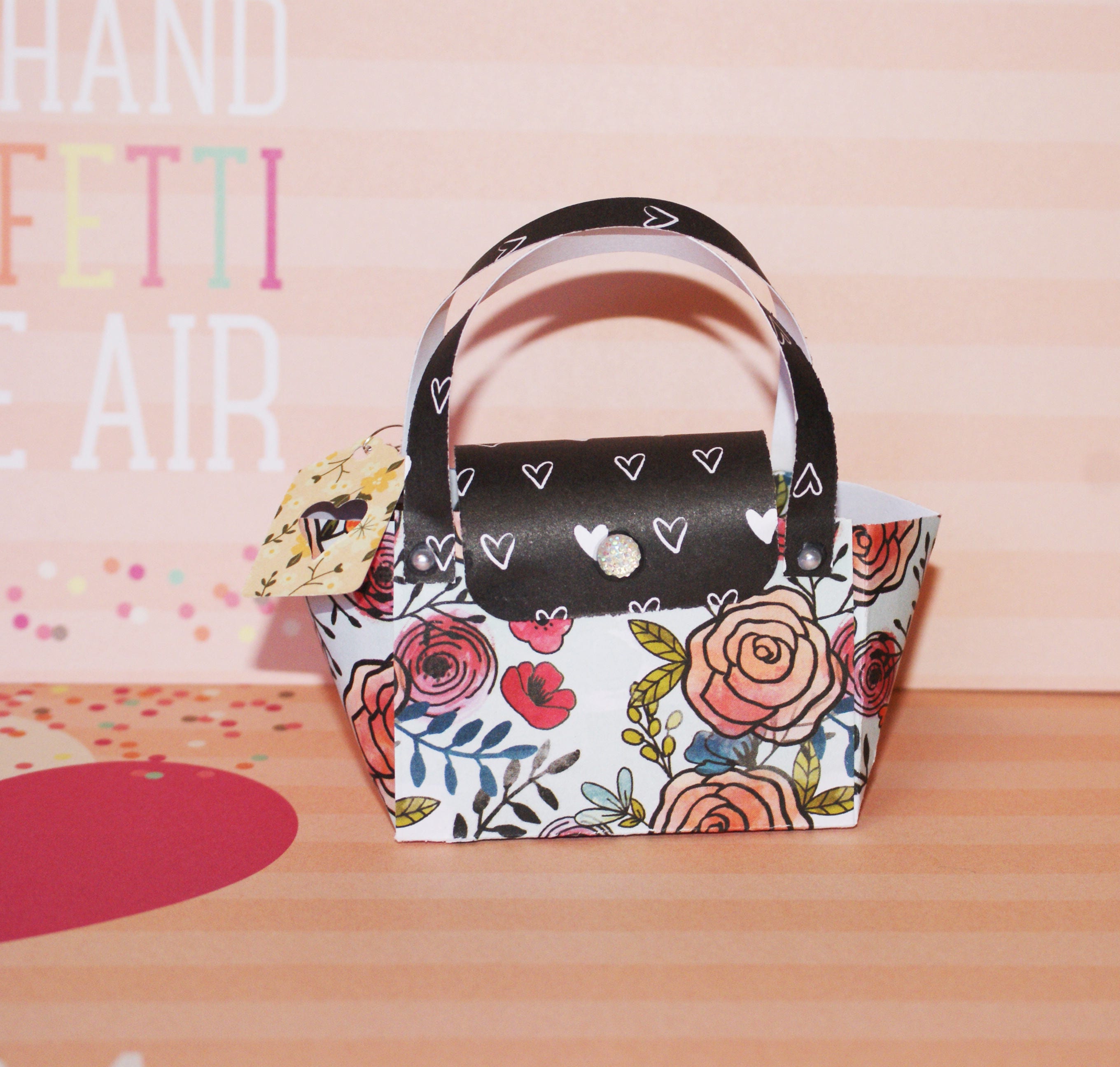 Purse gift box paper purses purse party favors bridesmaid Etsy