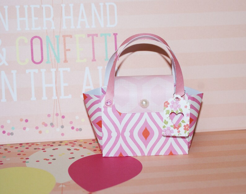Purse Gift Box Paper Purses Purse Party Favors Bridesmaid Etsy