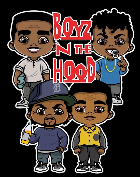 DOWNLOADABLE Boys N the Hood PNG, Boyz N the Hood Movie PNG, for