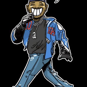 Nuevo PNG de Kendrick Lamar de alta calidad, Espectáculo de medio tiempo Super Bowl PNG, Diseño digital, Sublimación, Super Bowl, Diseño frontal, Say Drake PNG,
