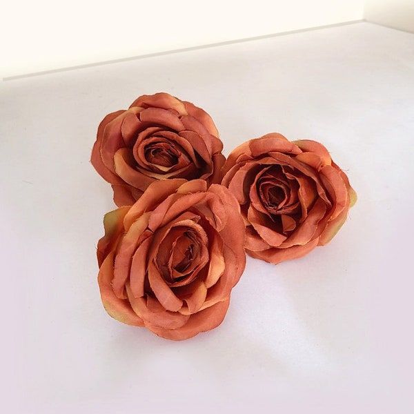 Burnt Orange Rose Etsy