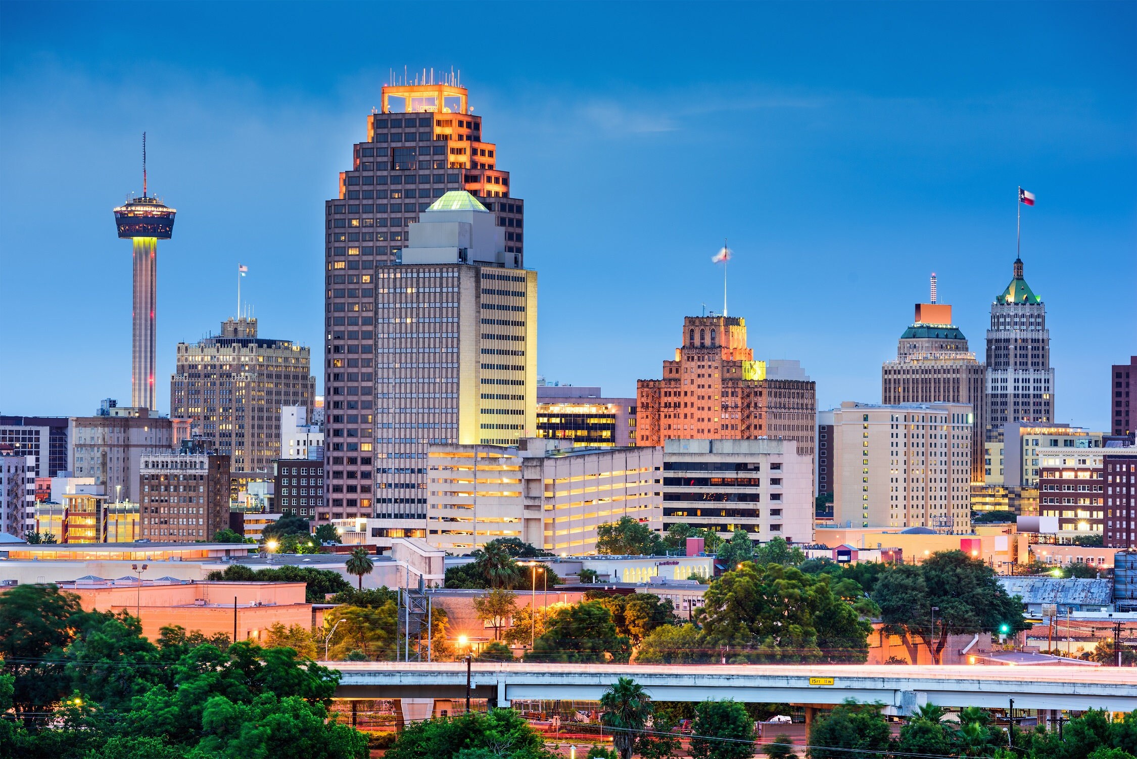 San Antonio Skyline San Antonio Canvas San Antonio skyline Etsy