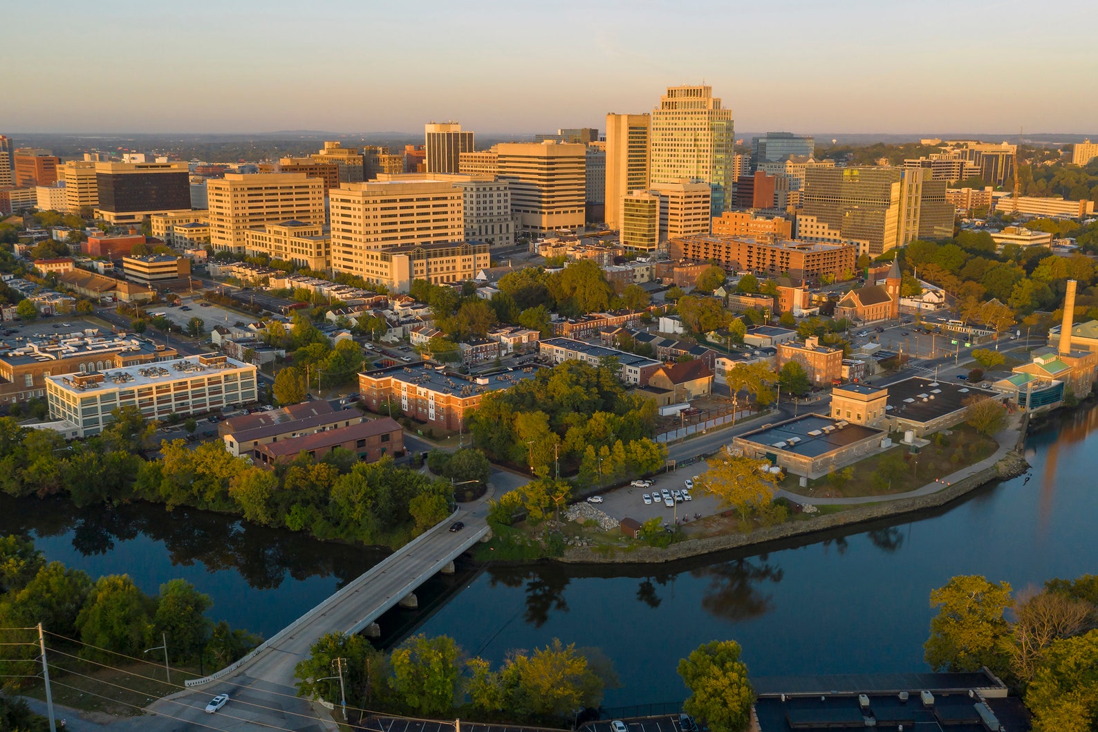 Wilmington DE skyline canvas Wilmington Delaware Canvas Etsy