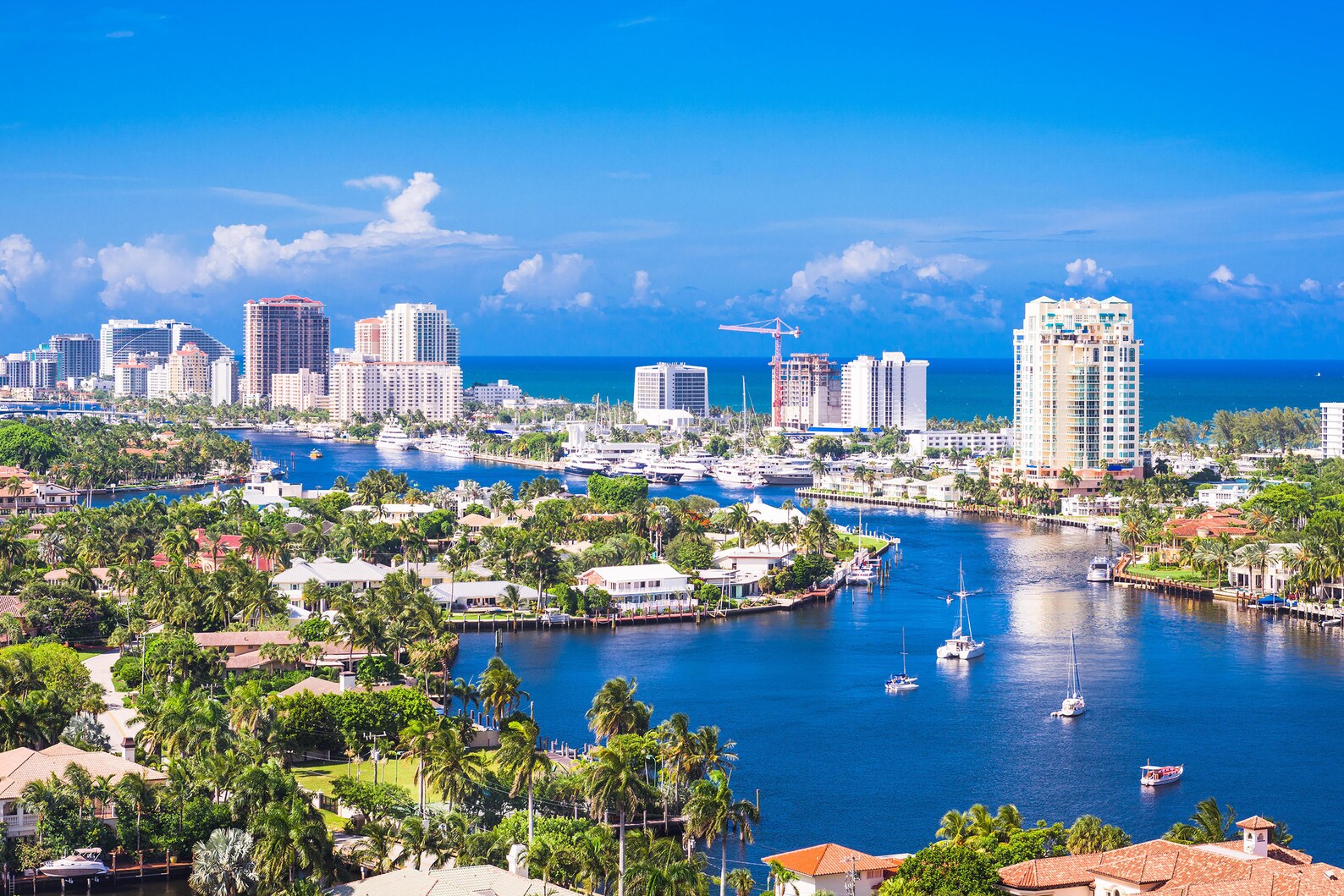 Fort Lauderdale Skyline Canvas Fort Lauderdale Canvas Fort Etsy