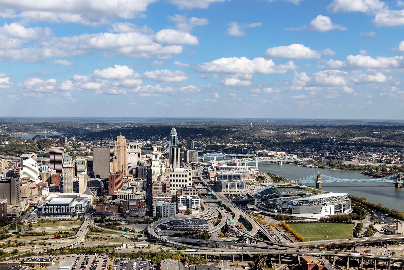 Cincinnati canvas skyline, Cincinnati Canvas, Cincinnati skyline, Cincinnati Wa
