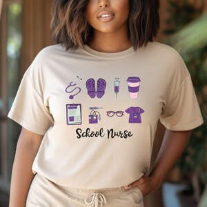 School Nurse Shirt, Cute School Nurse Shirt, Nurse t-shirt, Gift for School Nurse, School Nurse Gift, Nurse School Shirt, Nurse Appreciation