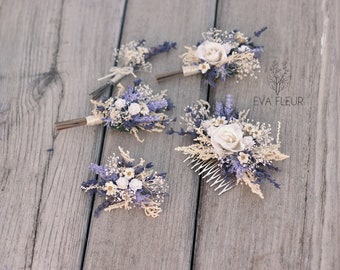 Flower hair comb, wedding hair comb