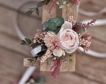 Flower bracelet wedding wrist corsage