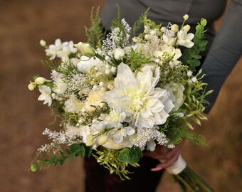 Bridal boho wedding bouquet