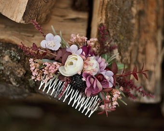 Peigne fleur de cheveux