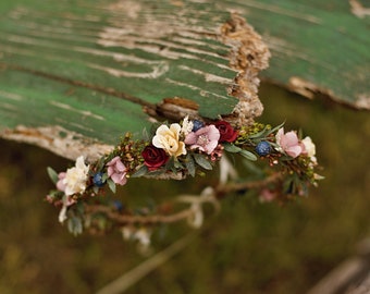 Corona de flores