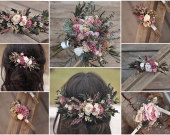 Flower head 1/2 wreath