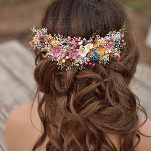 Flower quarter head wreath,floral quarter head wreath,flower crown