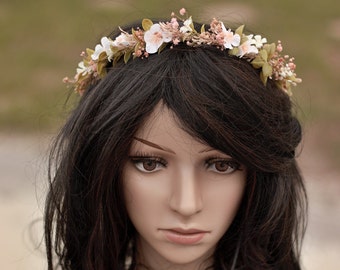 Flower head wreath,floral head wreath,flower crown