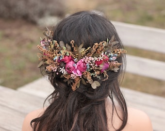 Flower head 1/2 wreath