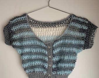 Crochet Button Up Top