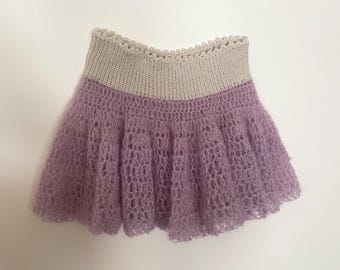 Crochet Ruffle Skirt Pattern Made to Measure PDF