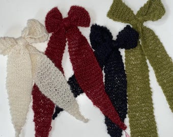 Violet Bow - Knitting Pattern