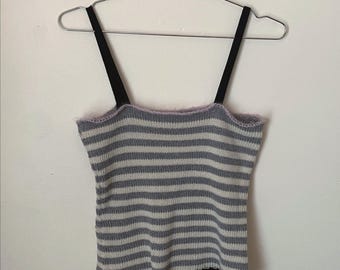 Hand-knit Merino Wool Top