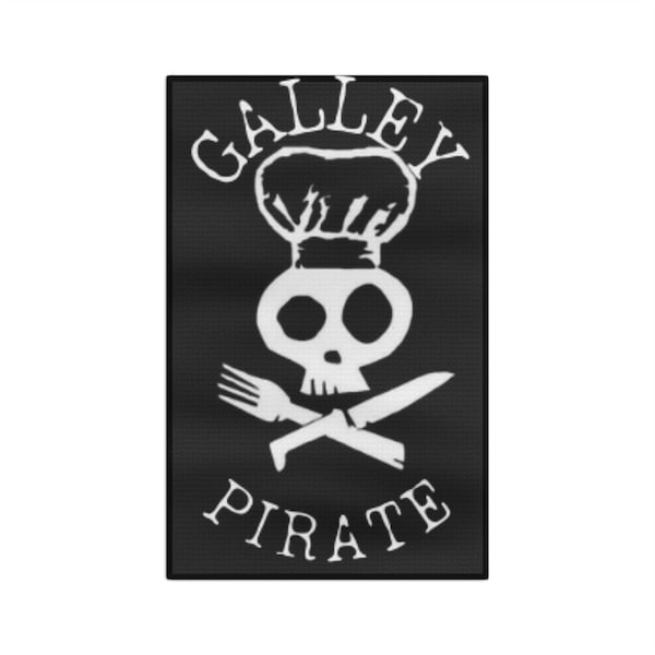 Soft Tea Towel. Galley Pirate.