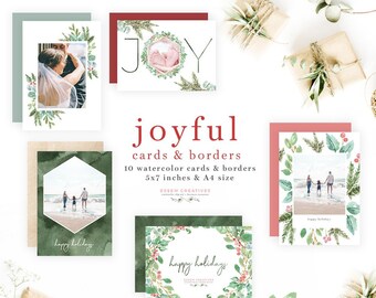 watercolor snowflake clipart winter wedding clip art holiday etsy 5x7 border templates