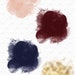 Watercolor Splash Brush Strokes Clipart, Abstract Burgundy Blush Pink ...