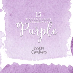 Purple Watercolor Background Clipart, Splash , Lilac, Logo, Website, Stroke, banners, Digital Paper, Lavender, Purple Element, ombre, header