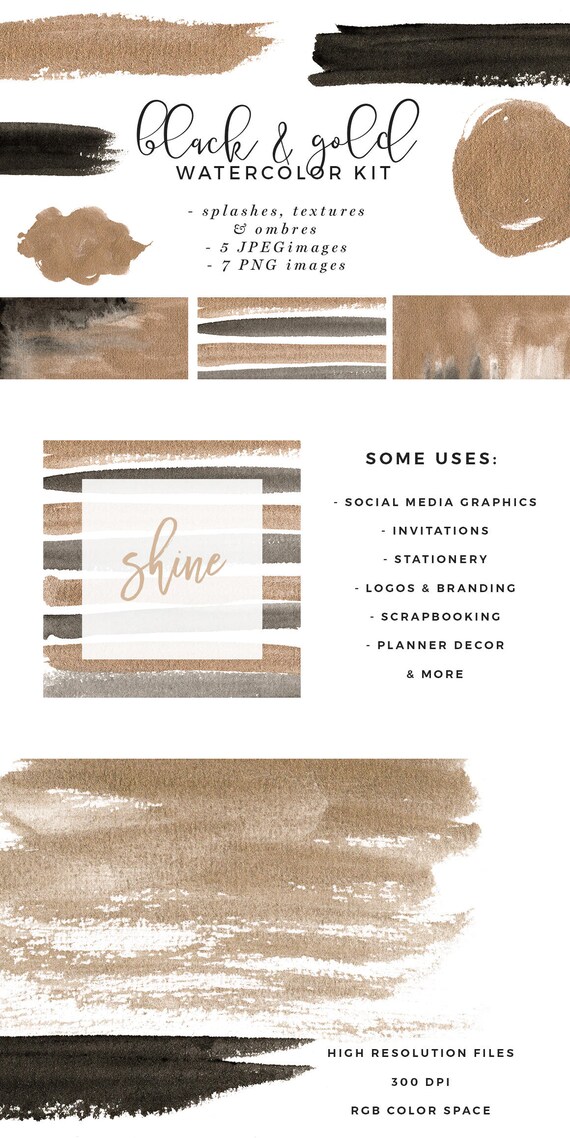 Black And Gold Watercolor Splash Clipart Paint Splatter Etsy Black And Gold Watercolor Splash Clipart Paint Splatter Etsy