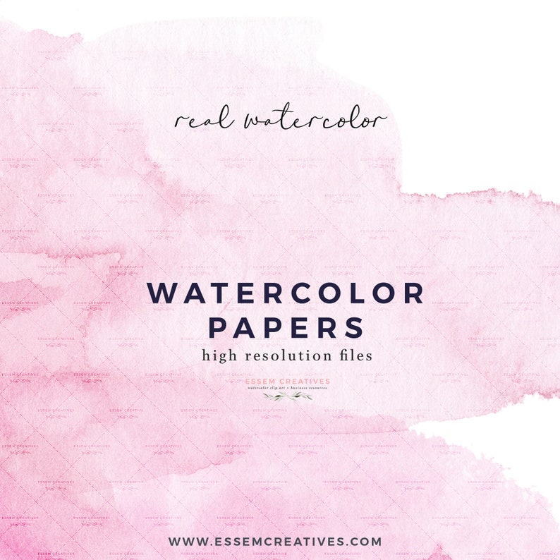 Watercolor Papers Watercolor Digital Paper 10 X 10 Inch Etsy