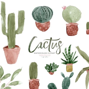 Aquarel Cactus PNG clipart, sublimatie bestand binnen potplant, cactussen succulent, terracotta plantenbakken, blauwe kaars engelenvleugels