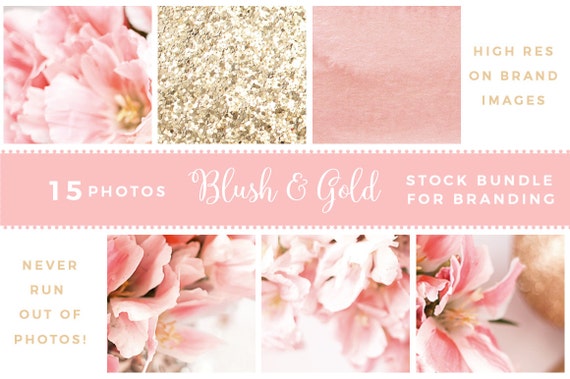 Blush and Gold Styled Stock Photography, Pink Styled Desktop Photos, Floral Stock Photos, Feminine Business Branding, Social Media Photos