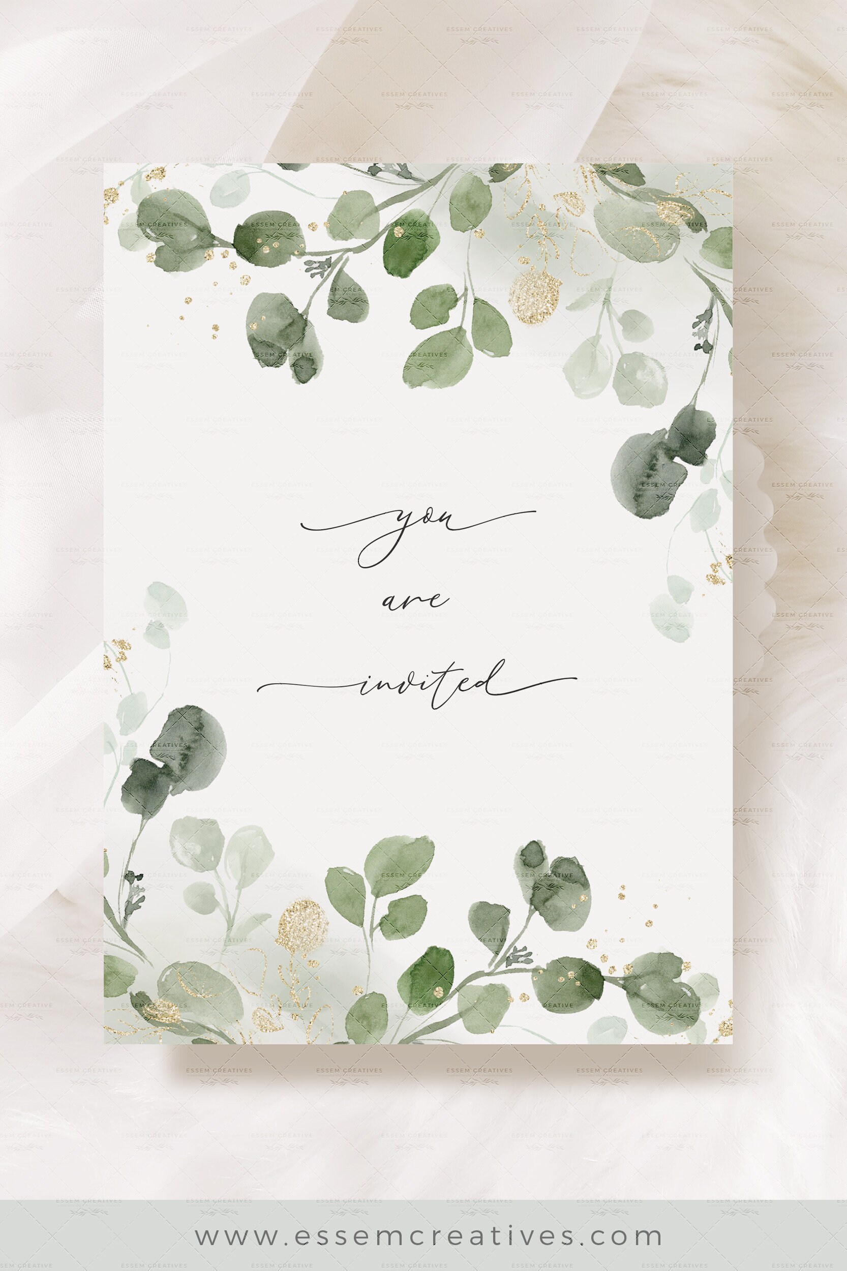 Watercolor Eucalyptus Clipart, Greenery Foliage Separate Leaves ...