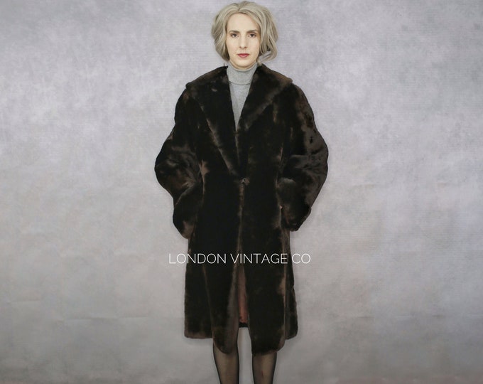 Size S Beaver Lamb Fur Coat real Fur/vintage Fur Coat/fur Etsy UK