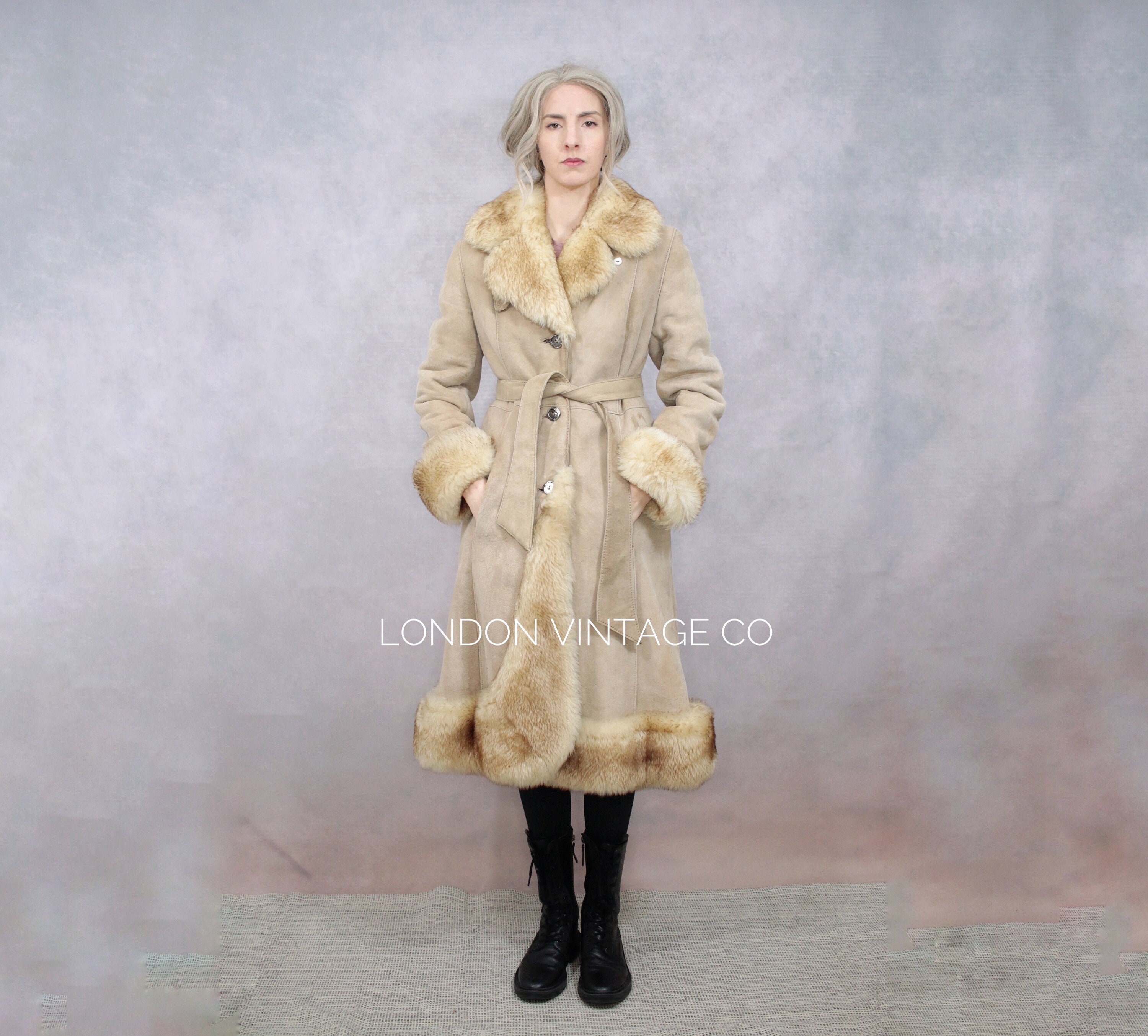 Fur Lined Coat Etsy Australia
